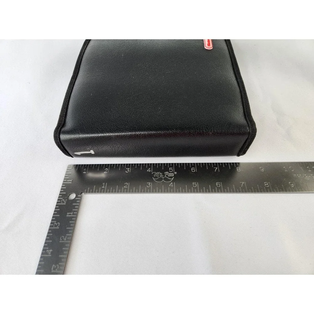 Vintage Nintendo GBA Game Boy GAMEBOY Advance 32 Case Folder Binder Black‎ Rare